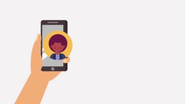 iletiyi gönderme telefon ile el