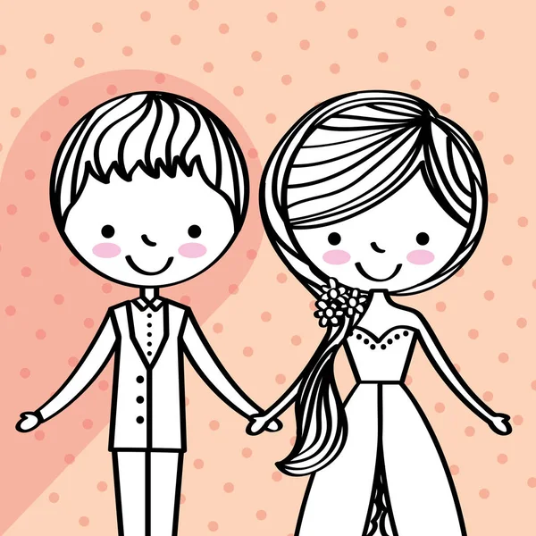 Salvare il matrimonio data — Vettoriale Stock