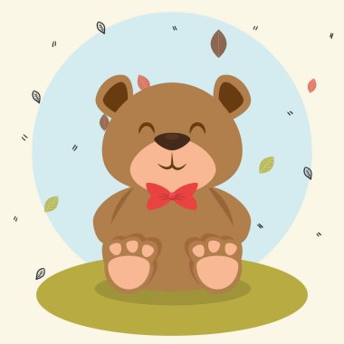 sevimli ayı teddy hayvan karakter