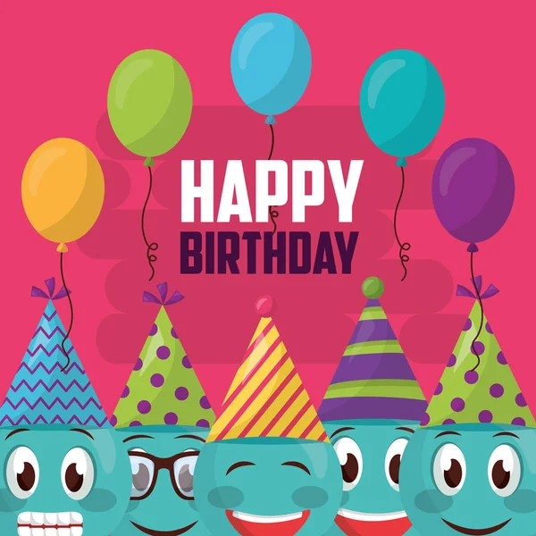 Happy birthday card Stock Vector by ©yupiramos 207394852
