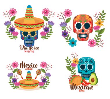 gün çiçek dekorasyonu ile ölü maskeler