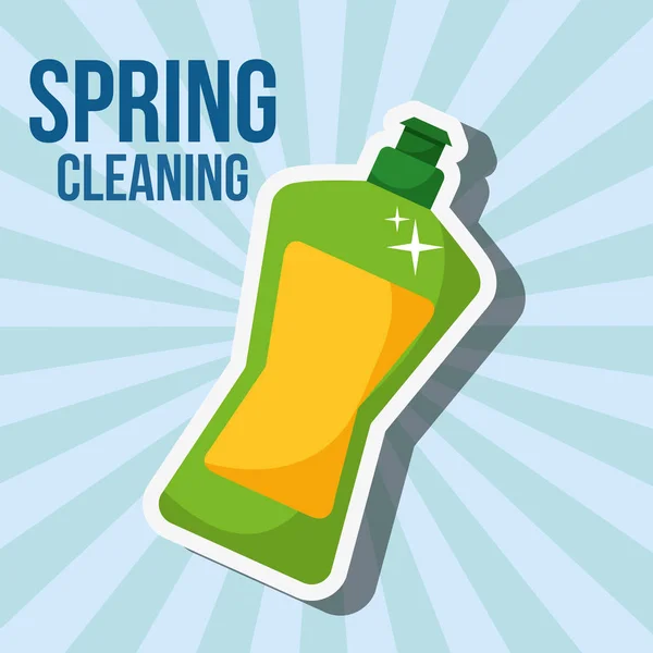Concept de nettoyage de printemps — Image vectorielle