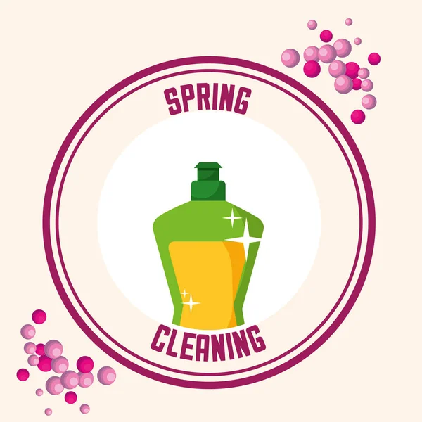 Concept de nettoyage de printemps — Image vectorielle