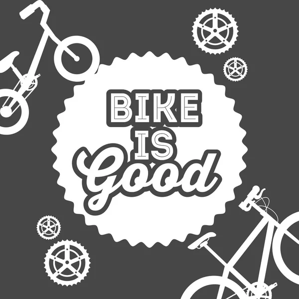 Bisiklet tamir ve Dükkanı — Stok Vektör