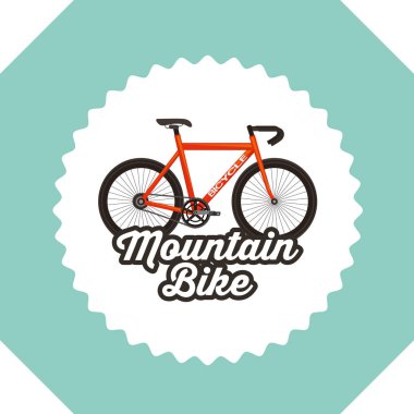 Bisiklete binmek iyi tasarım kartı tarzıdır 