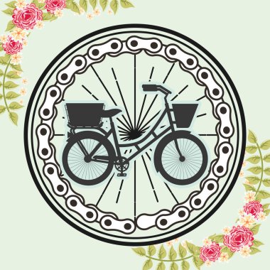 Bisiklete binmek iyi tasarım kartı tarzıdır