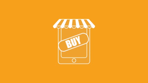 Online-Einkauf — Stockvideo