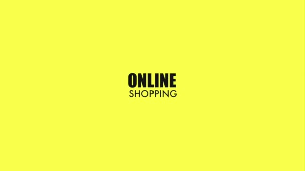 Online alışveriş ile ilgili — Stok video