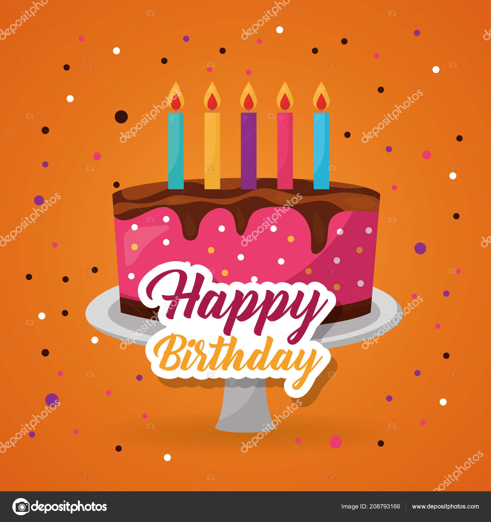 Joyeux Anniversaire Carte Image Vectorielle Par Yupiramos C Illustration Joyeux Anniversaire Carte Image Vectorielle Par Yupiramos C Illustration