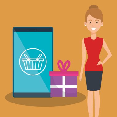 adam akıllı telefon karakteri ile