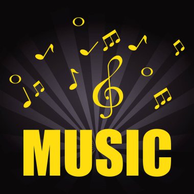 notlar müzik poster