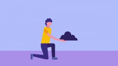 adam bitki para iş ile diz