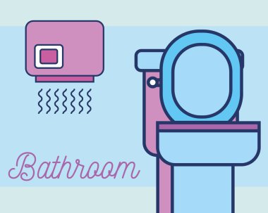 banyo el kurutma makinesi tuvalet temiz