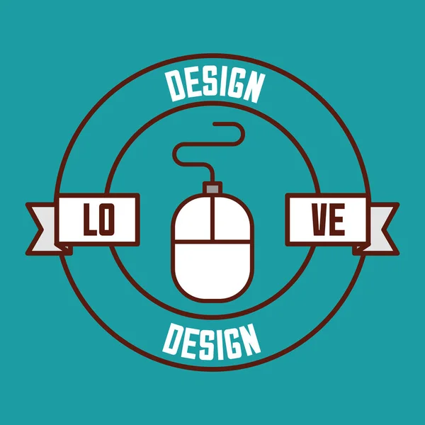 Graphic design concept — Stock Vector