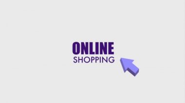 adam akıllı telefon online alışveriş ile tıklatın onay işareti animasyon hd