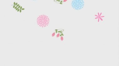 Çiçek dalları süsleme hassas