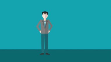 el iş oklarla yukarı sallayarak işadamı