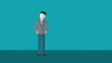 el iş oklarla yukarı sallayarak işadamı