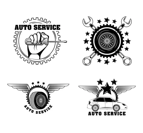 Tarjeta de la industria automotriz — Archivo Imágenes Vectoriales
