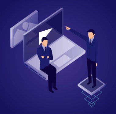 veri ağ işadamı kavramı