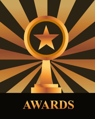 film yıldızı ödülü vektör çizim Ödülleri