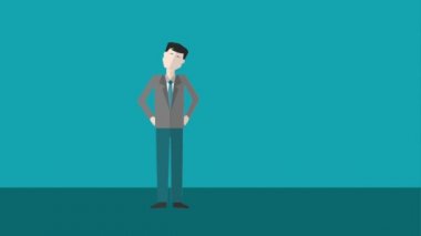 el iş oklarla yukarı sallayarak işadamı