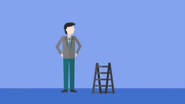 el iş oklarla yukarı sallayarak işadamı