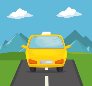 Taksi taşıma genel simgesi