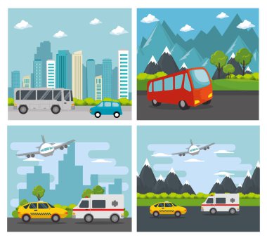 Taşıma Lojistik araçlar kümesi