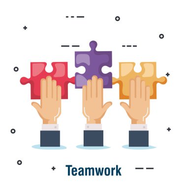 Eller kişi puzzle oyunu ile