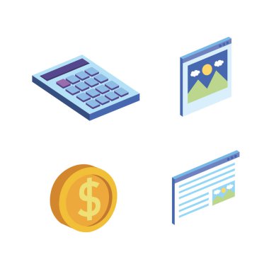 iş takım çalışması Icons set