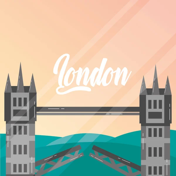 Visitar Londres viagem —  Vetores de Stock