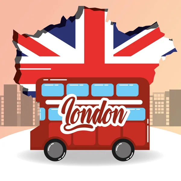 Navštívit Londýn cestování — Stockový vektor