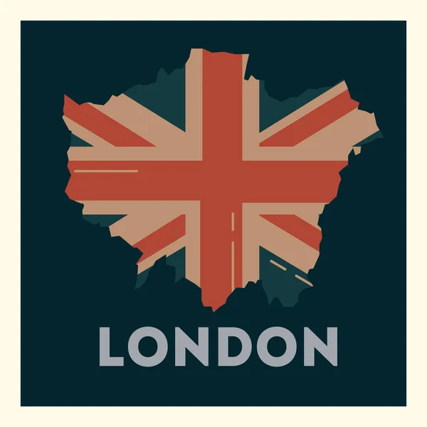 Αγάπη επισκεφθείτε το Λονδίνο — Διανυσματικό Αρχείο