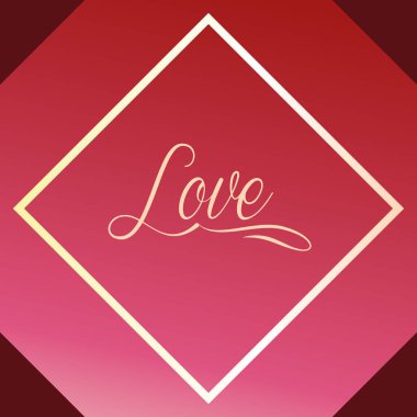 Sevgililer günü aşk kartı