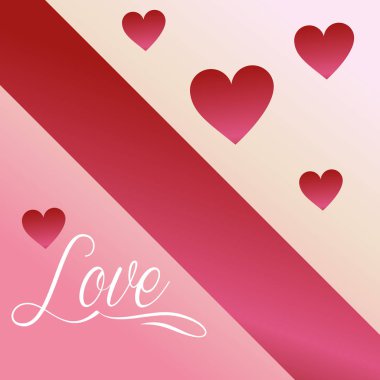 Sevgililer günü aşk kartı