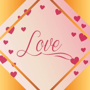 Sevgililer günü aşk kartı