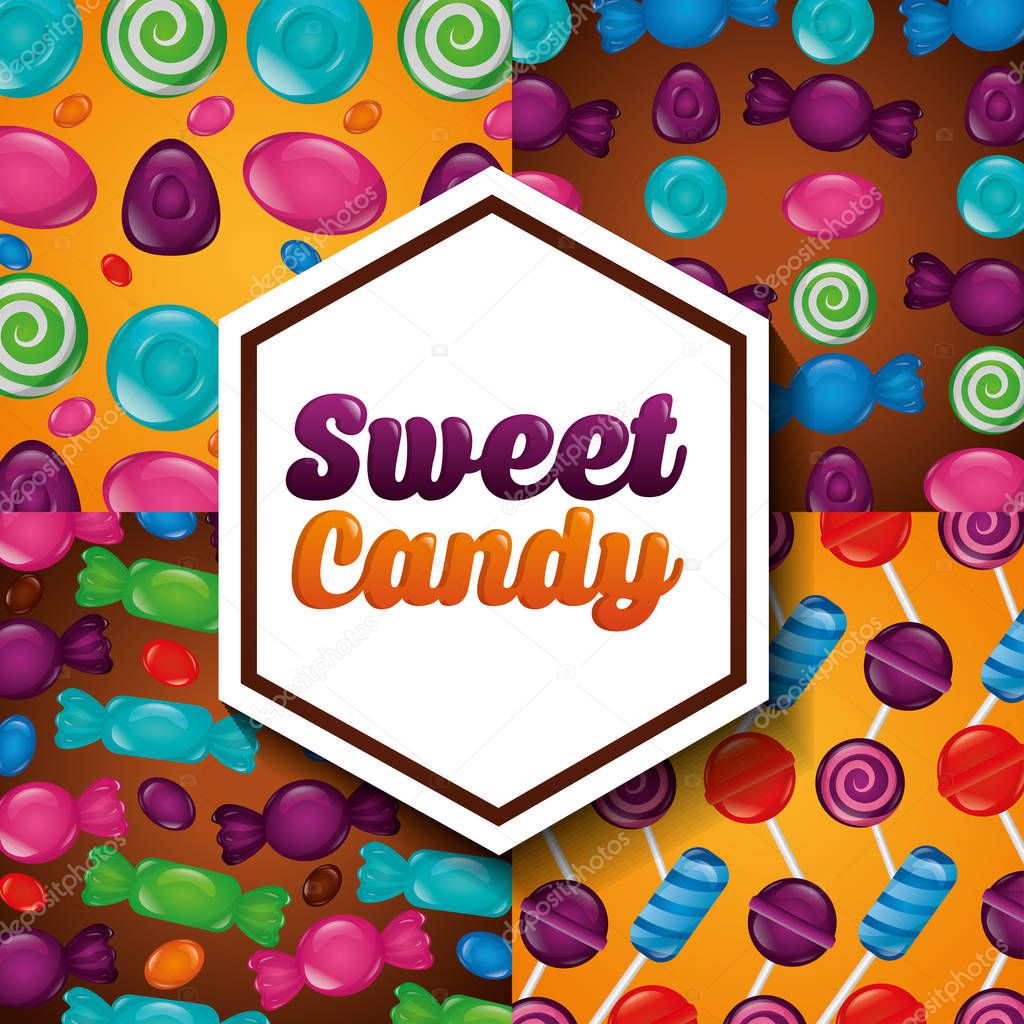 sweet candy concept