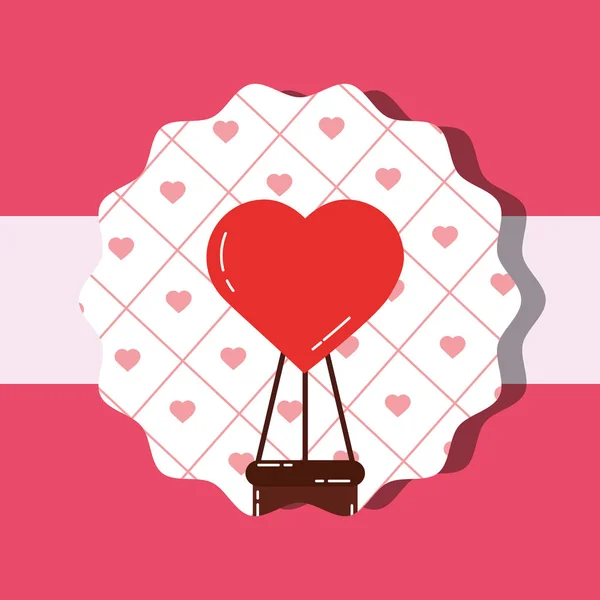 Amor de San Valentín — Vector de stock