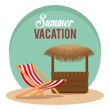 yaz tatil plaj sandalyesi ile