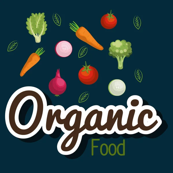 Grupo de verduras comida vegetariana —  Vetores de Stock