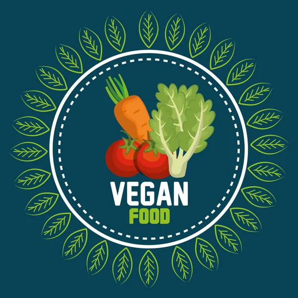Skupina zeleniny vegetariánské jídlo — Stockový vektor