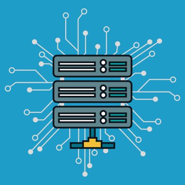 sunucu veri merkezi devre ile