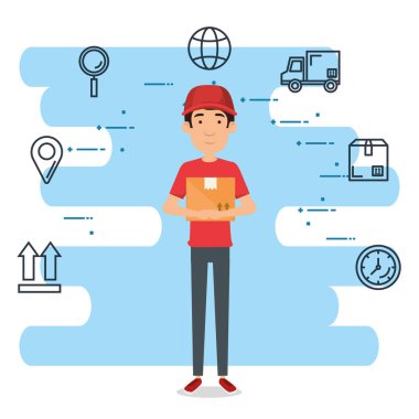 teslimat alt kümesi simgeleri ile