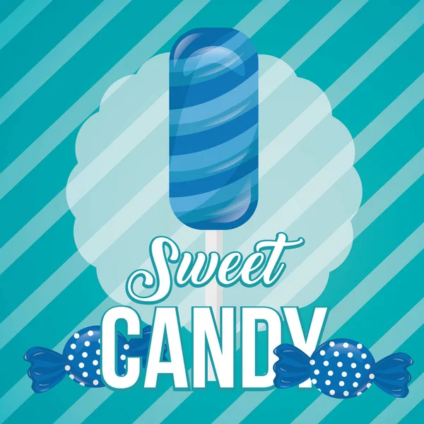 Słodkie cukierki karty — Wektor stockowy