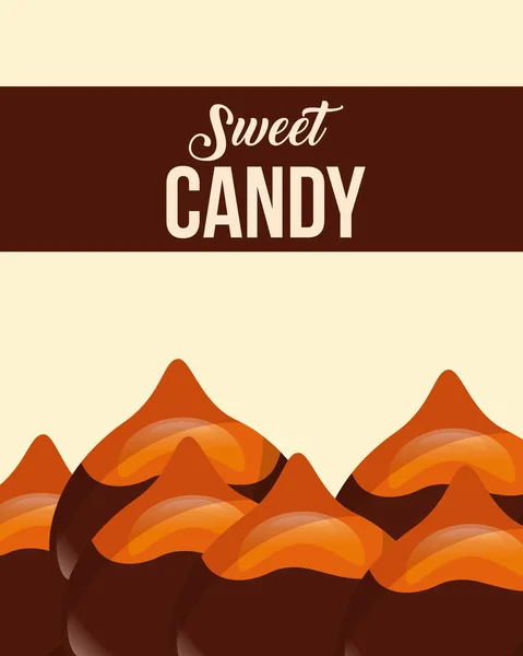 Сладкие конфеты — стоковый вектор