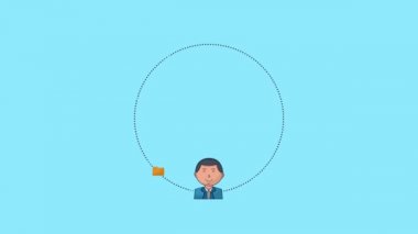 iş erkek ve kadın office evrak çantası klasörü laptop ve kahve Kupası