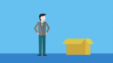 el iş oklarla yukarı sallayarak işadamı