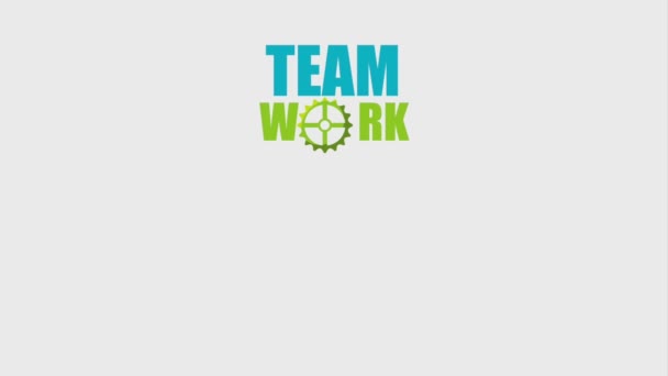 Organization chart people employee teamwork — Stock Video