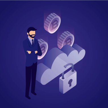 veri ağ işadamı kavramı